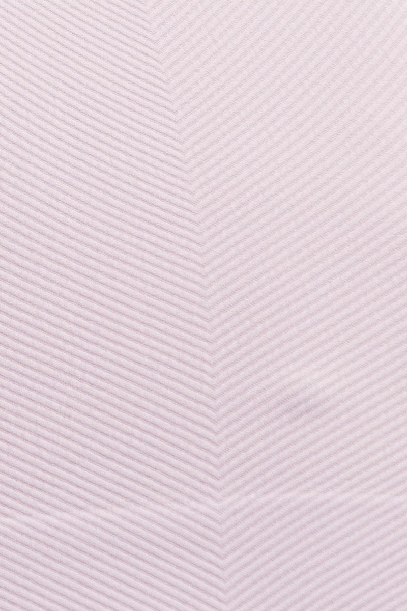 Lilac Tank Top Sleeveless Crew Neck Seamless