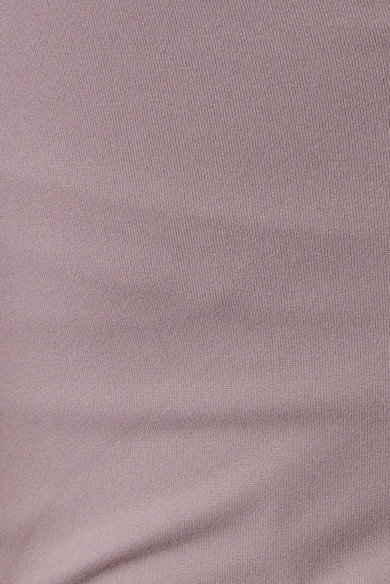 Brown Supersoft Bodysuit Sleeveless V Neck