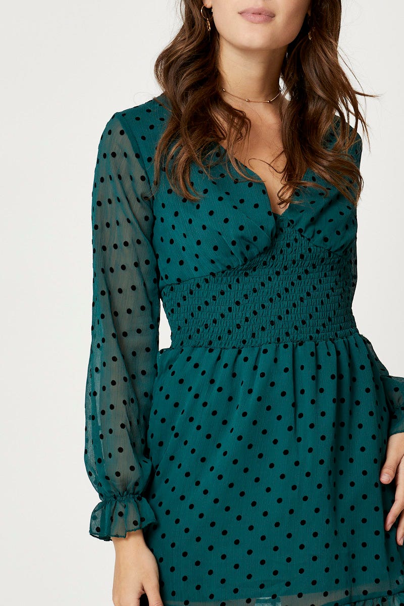Polka Dot Skater Dress