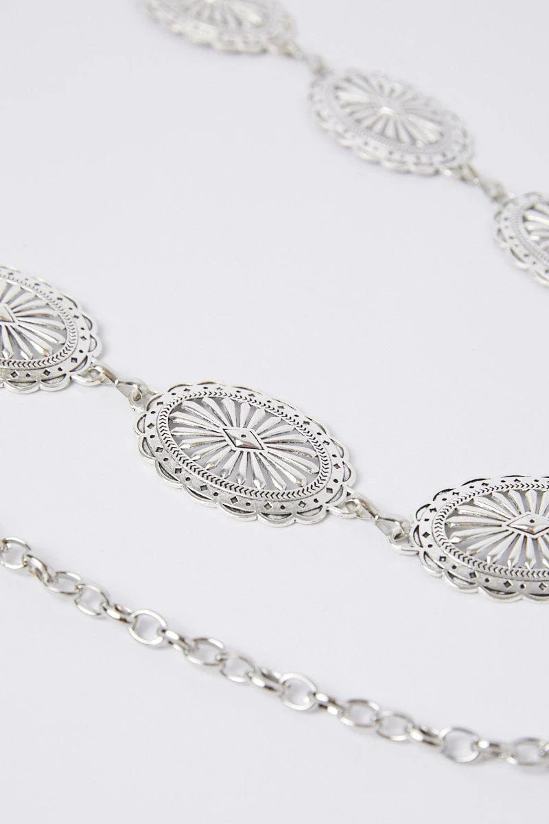 Silver Chain Belt