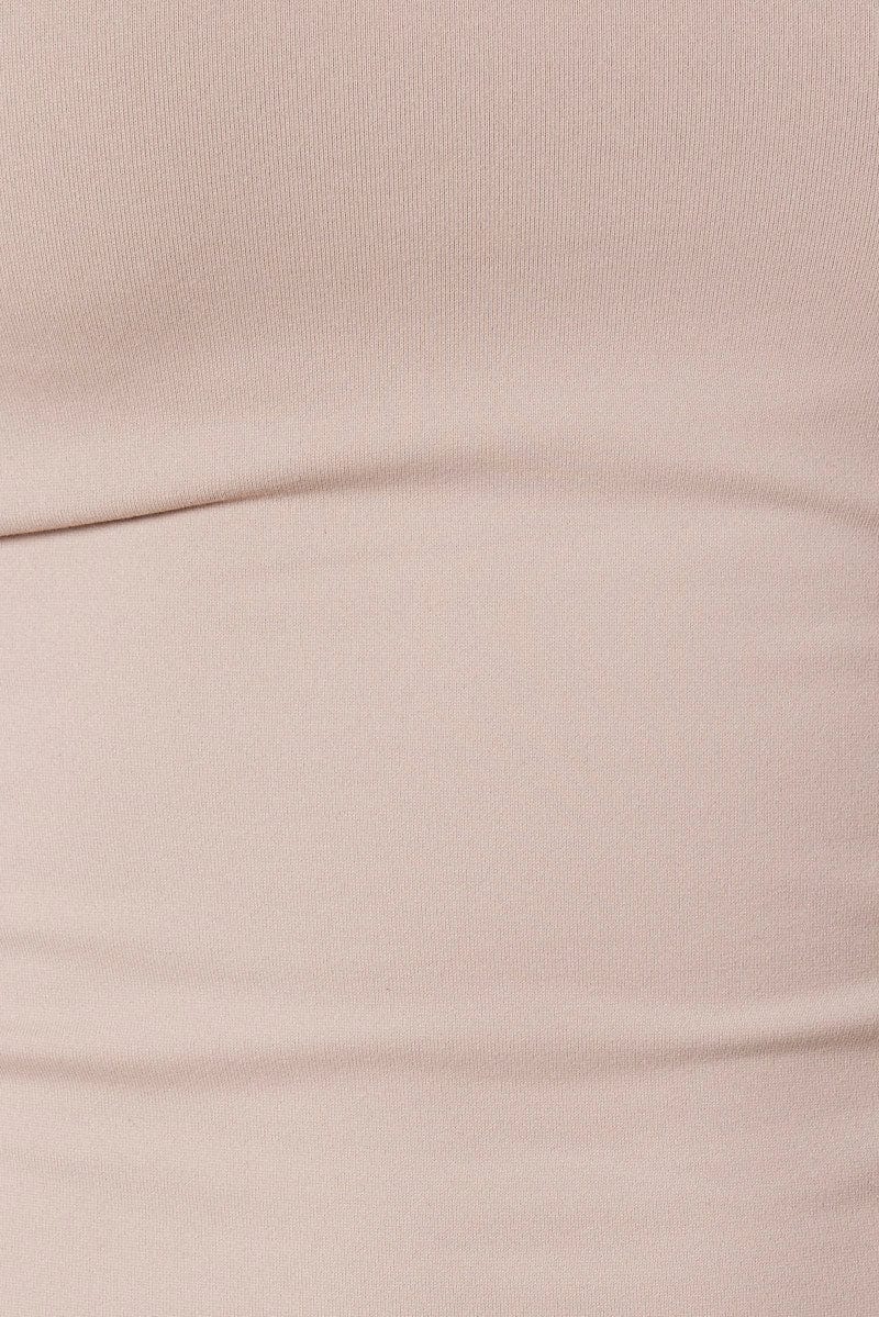 Beige Supersoft Tank Sleeveless