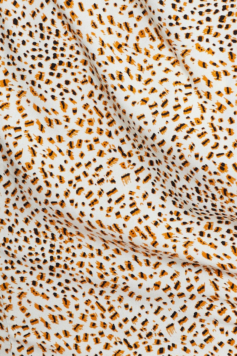 Print Crop Bolero Short Sleeve