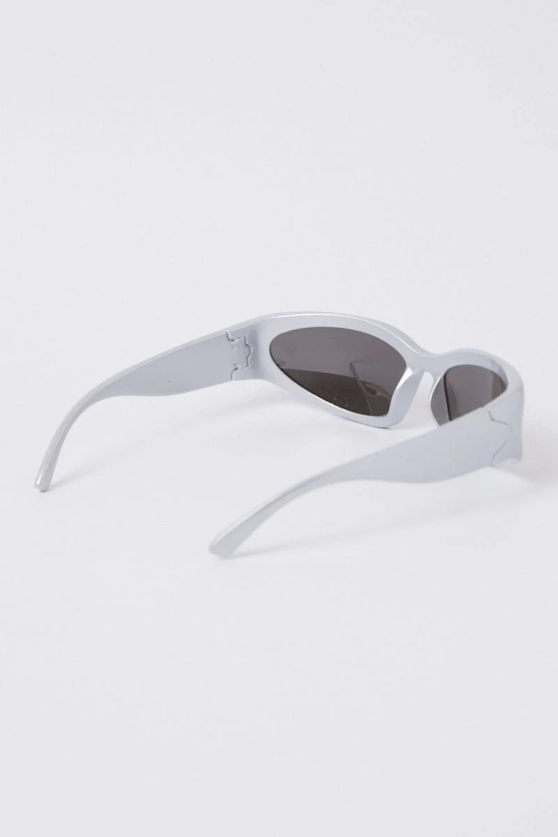 Silver Fashion Sunglasses