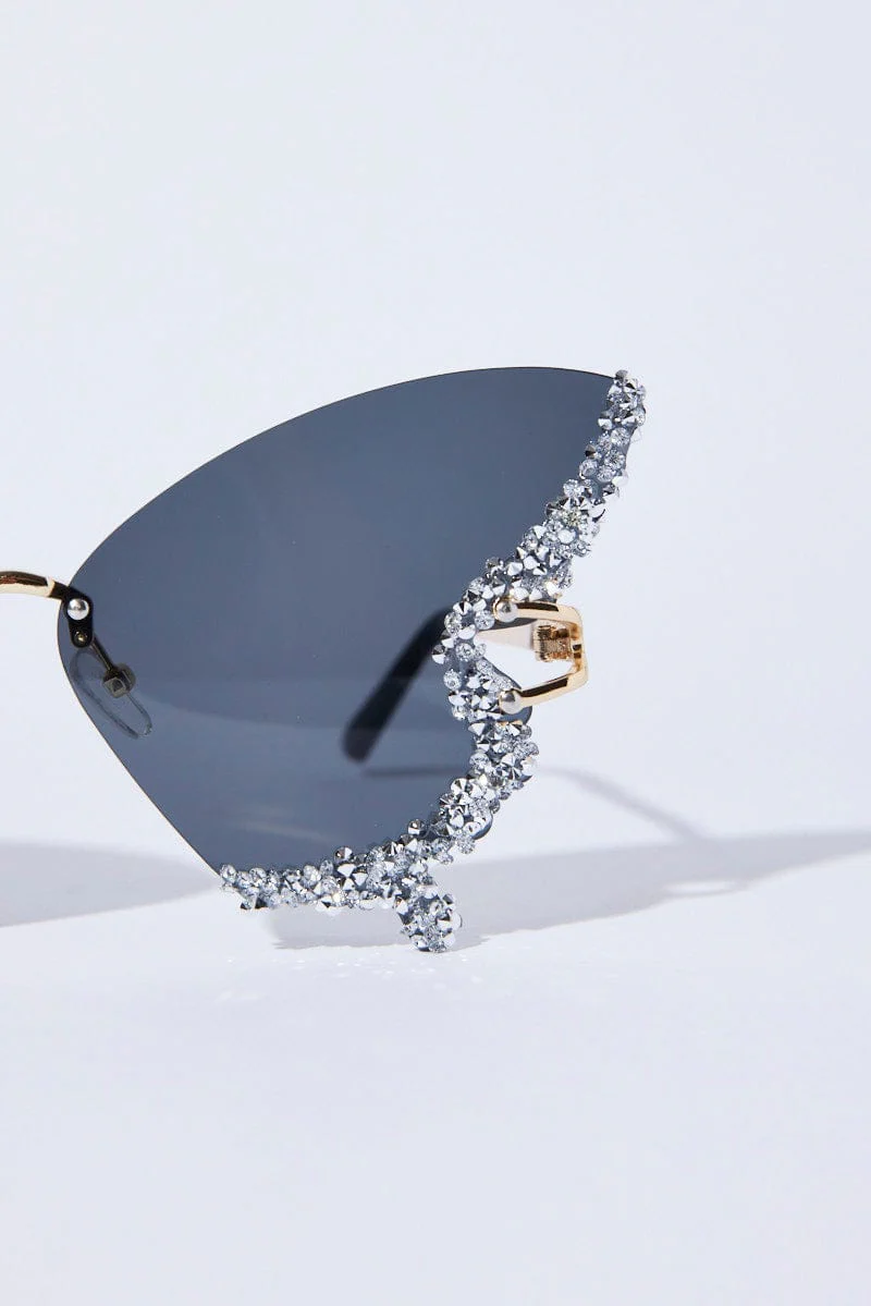 Black Butterfly Sunglasses