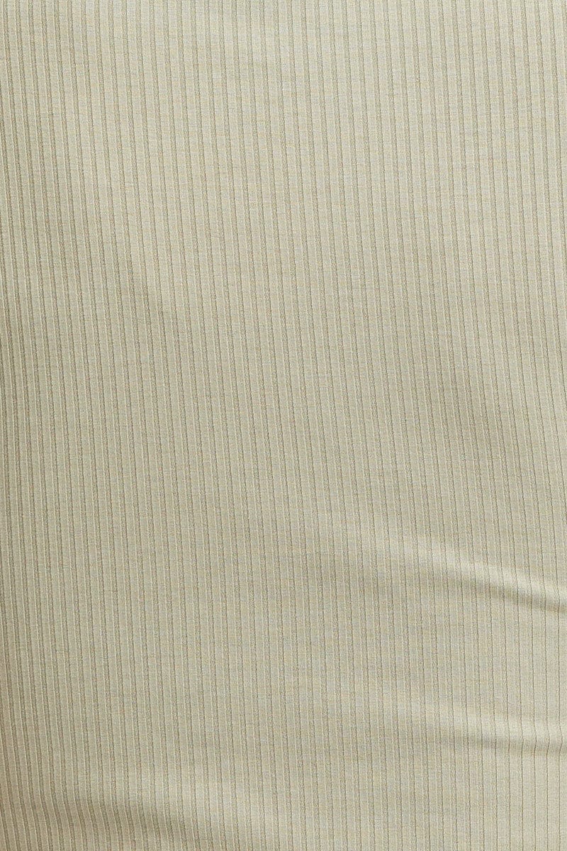 Green Crop Top Short Sleeve