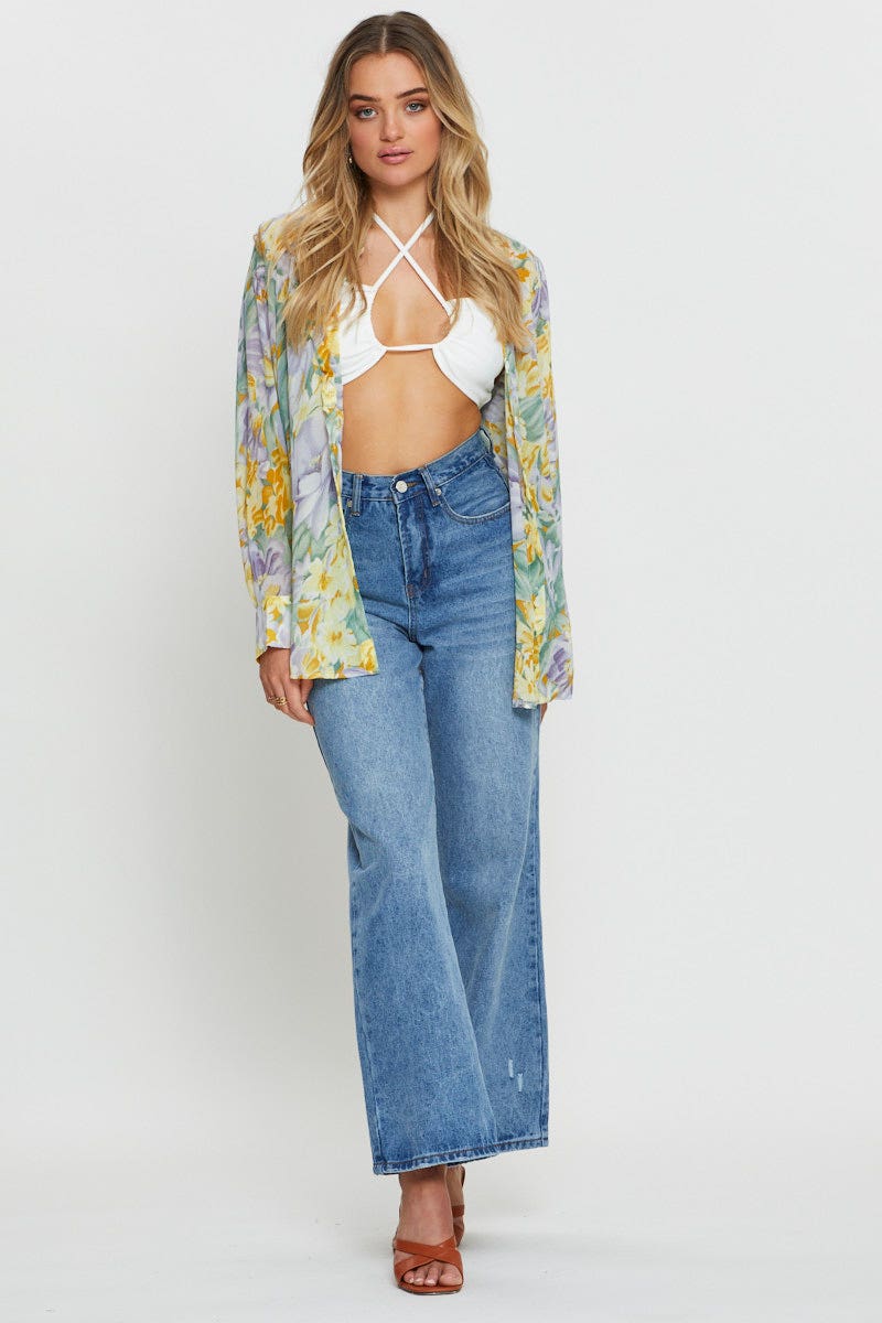 Print Oversized Shirts