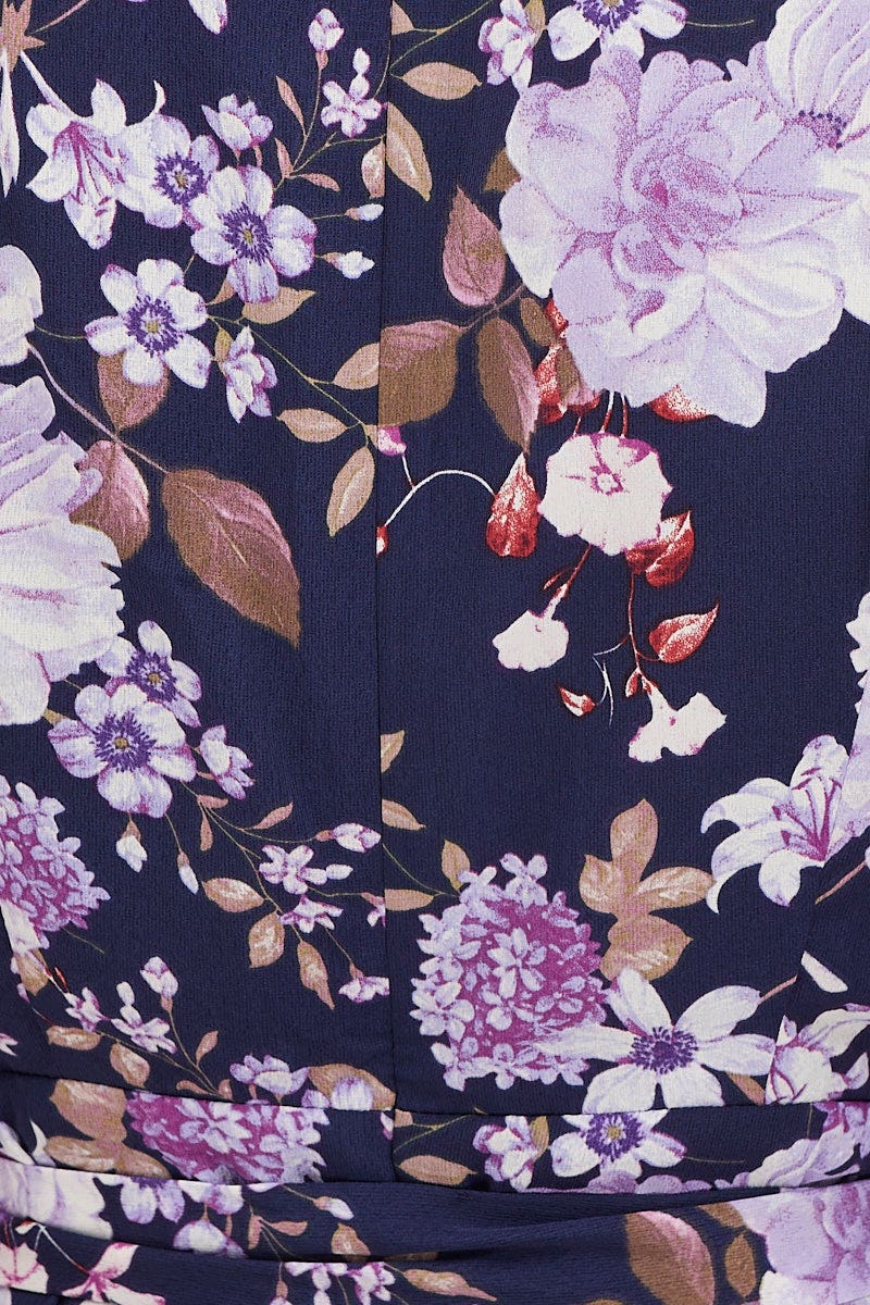 Print Skater Dress Short Sleeve Mini