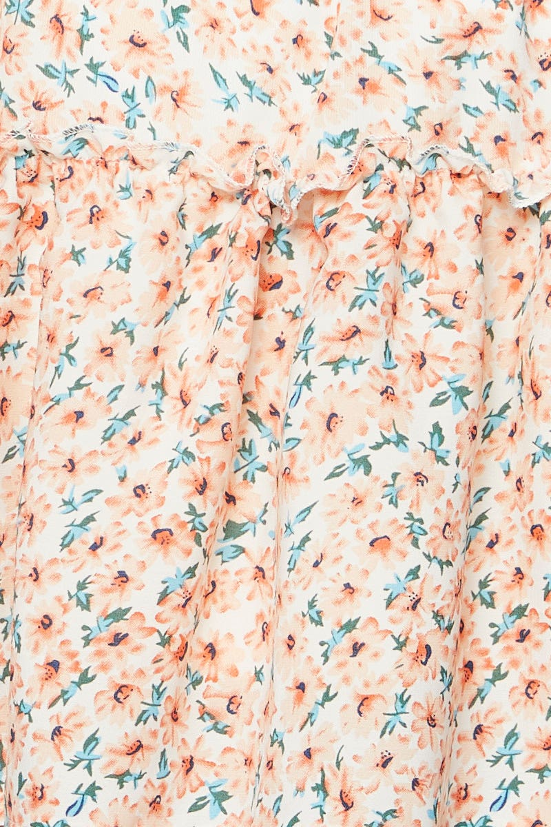 Print Mini Skater Skirt