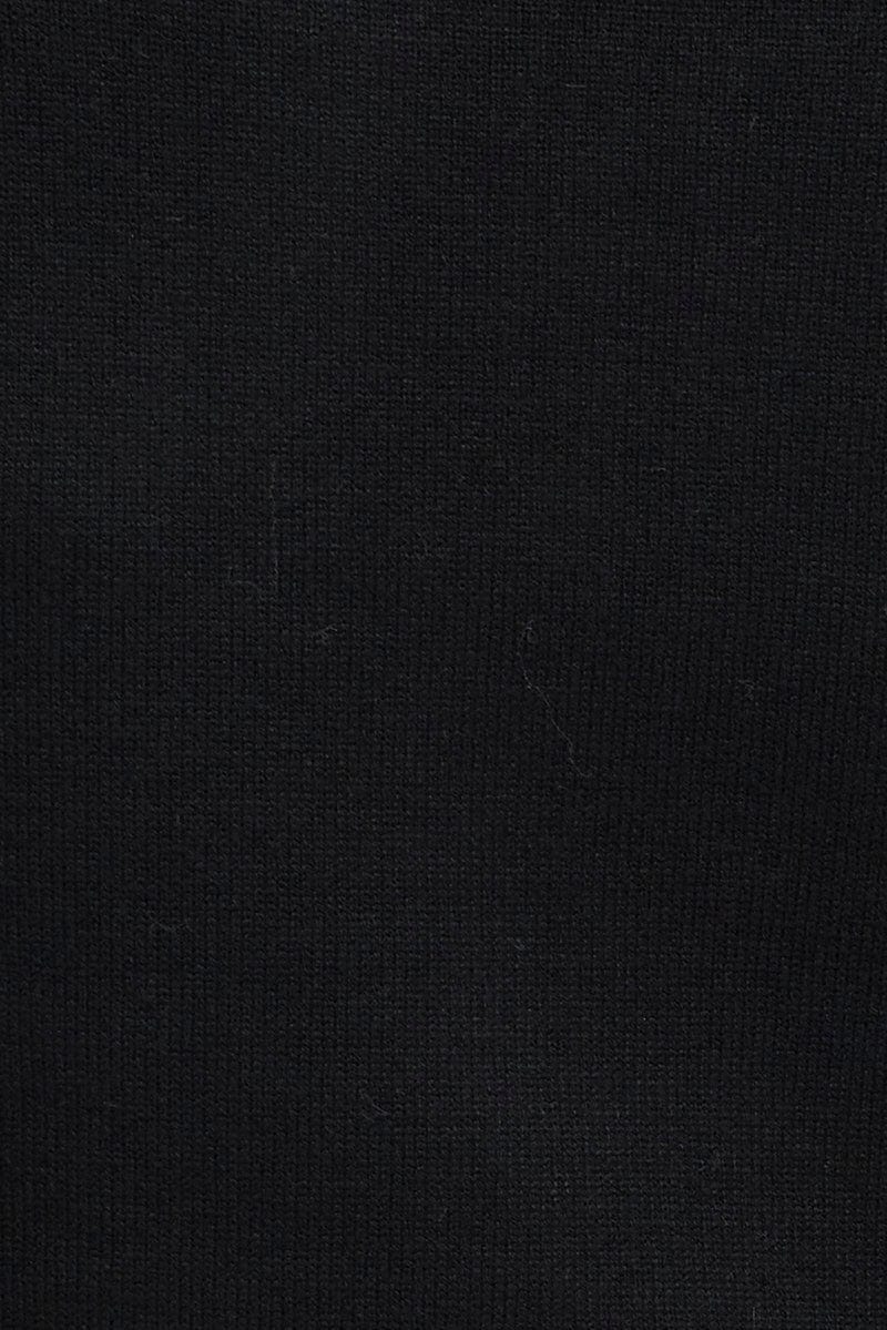 Black Zip up Cardigan