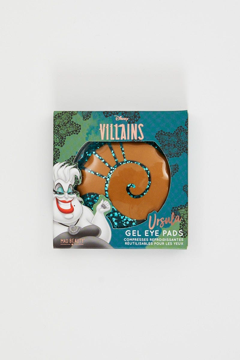 Multi Disney Ursula Reusable Glitter Gel Eye Pads