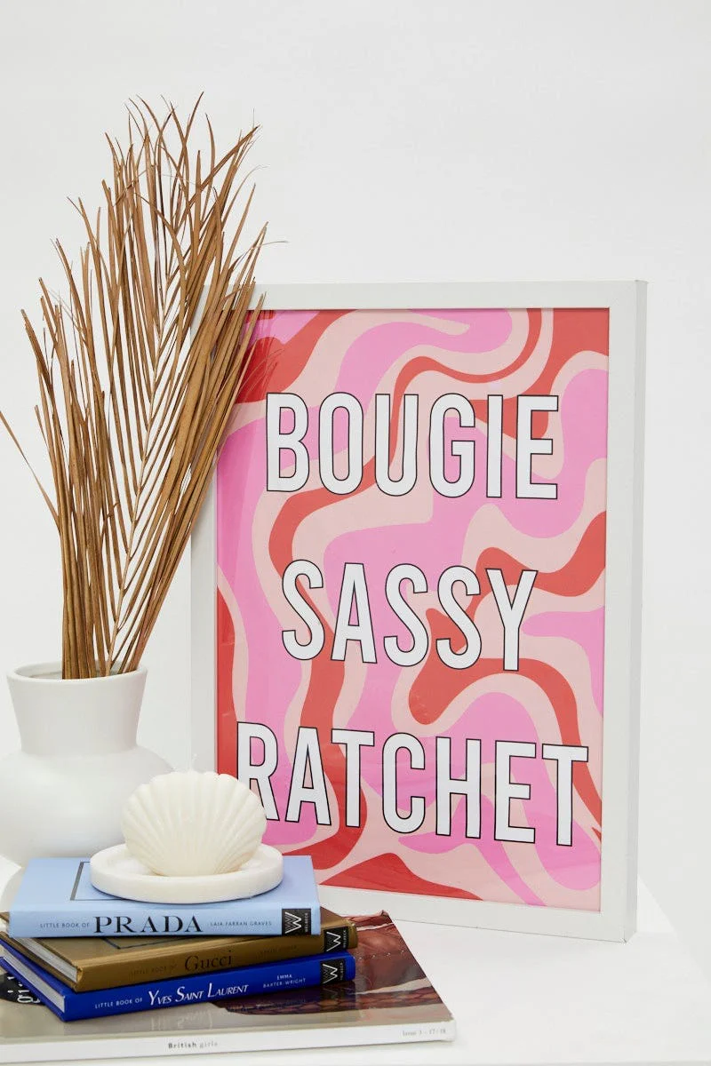 Print Bougie Sassy Rachet A3 Poster Prints