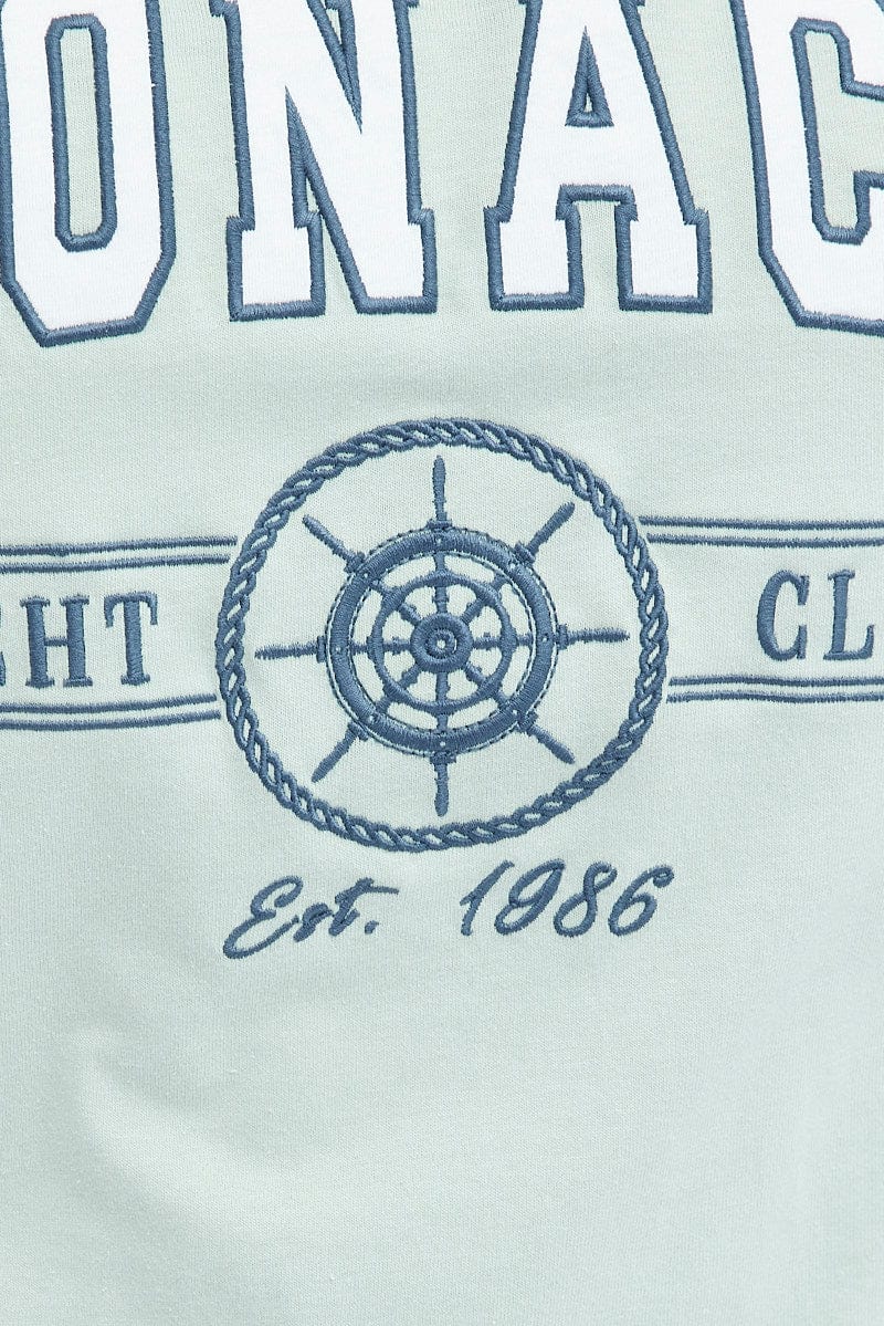 Green Graphic Tee Short Sleeve Oversized