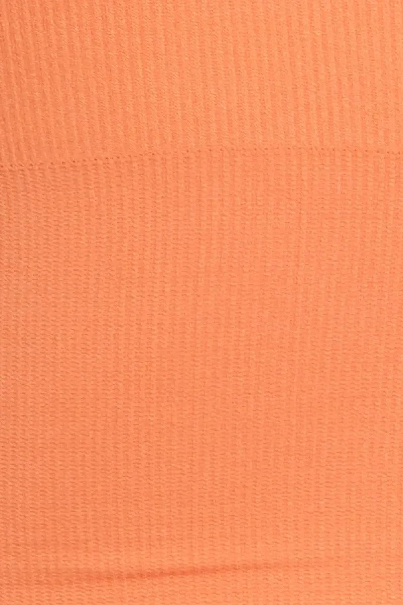 Orange Crop Singlet Top Seamless