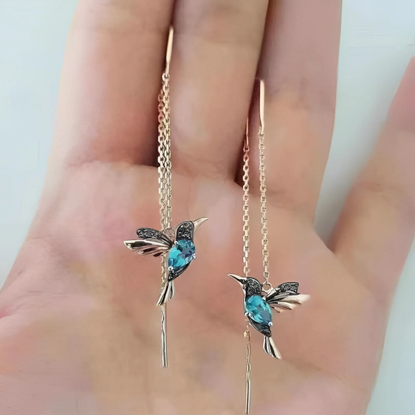 Isolde | Hummingbird Earrings