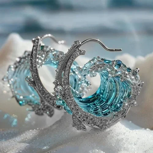 Earrings of the Ocean's Oath