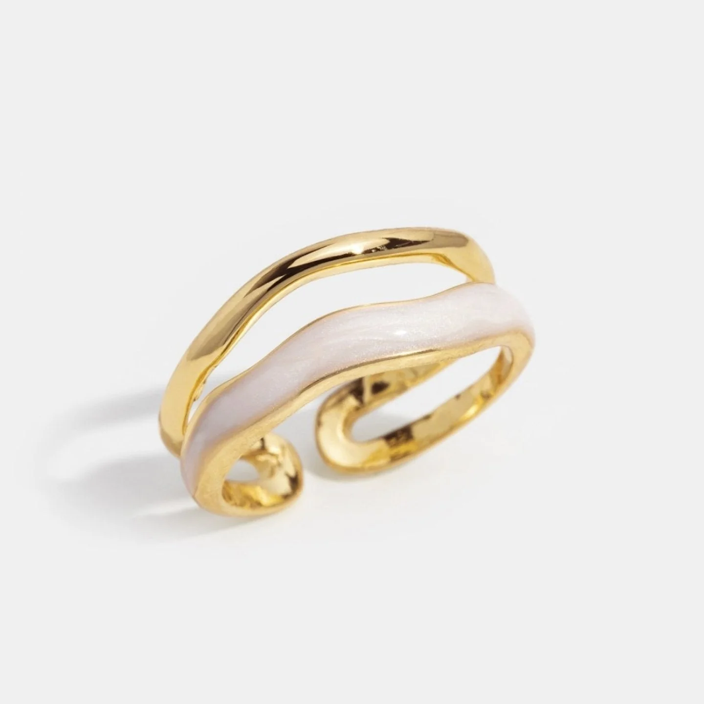 Gold Layered Ring - Sahara Design