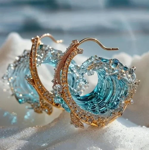 Earrings of the Ocean's Oath