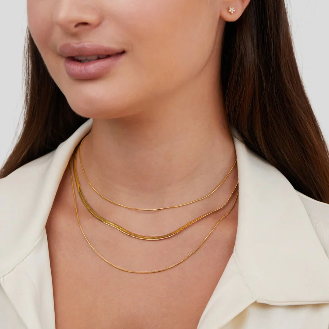 Gold Multi-Strand Necklace Chain