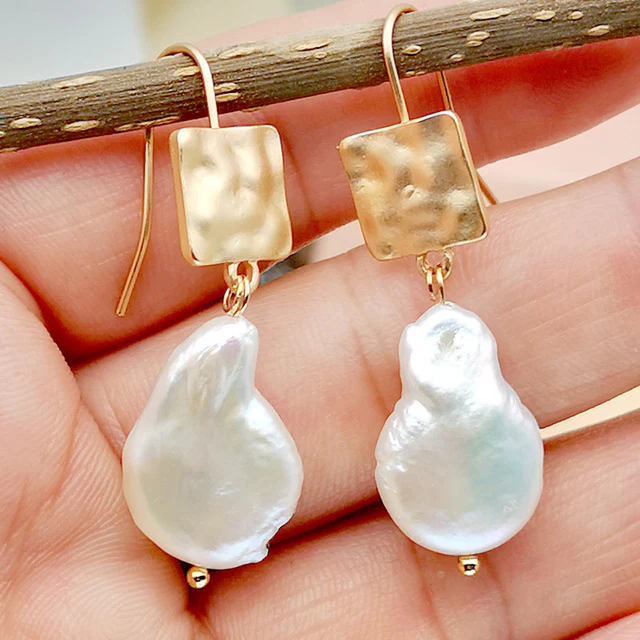 Freshwater Pearl Vintage Earrings