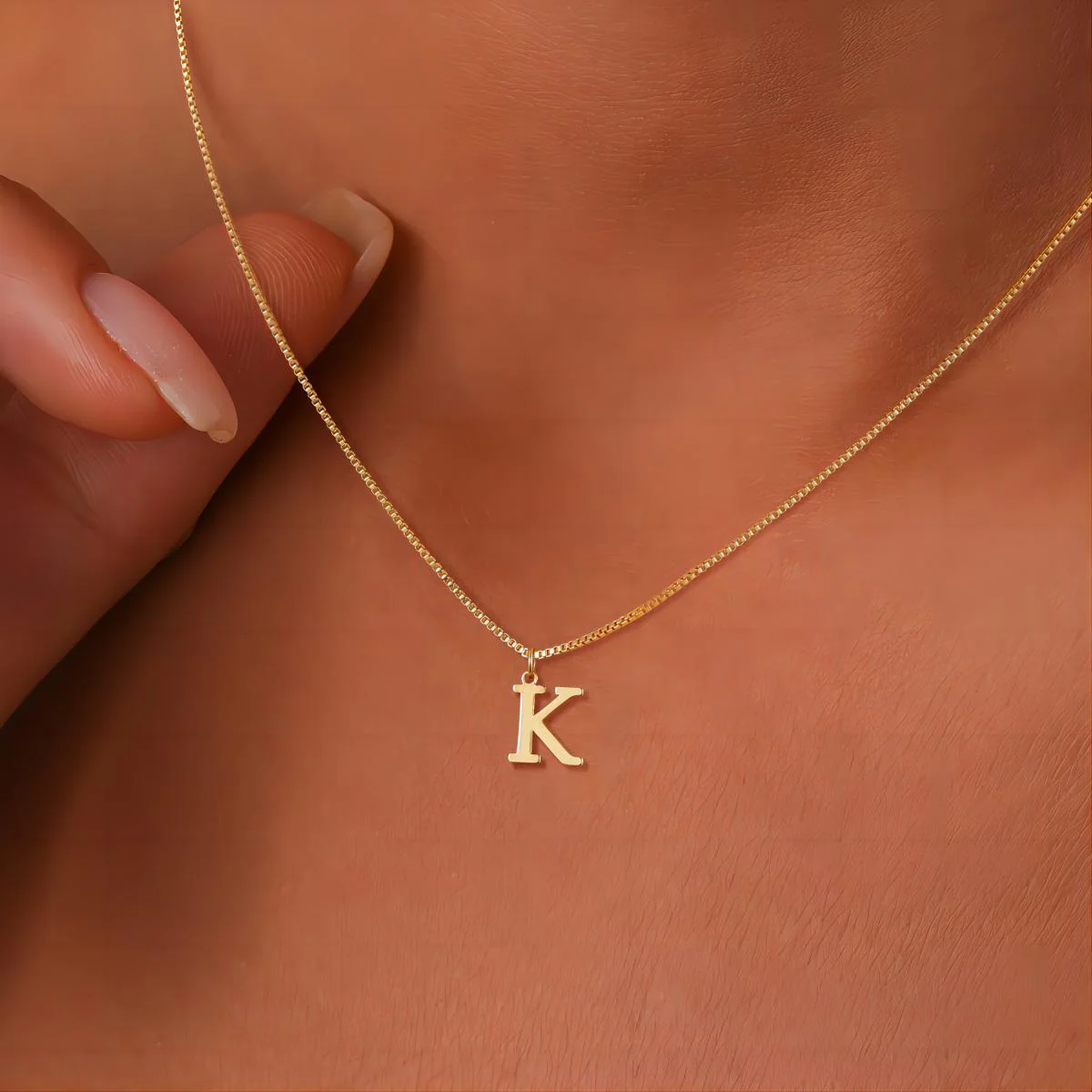 Initials Love Letter Necklace