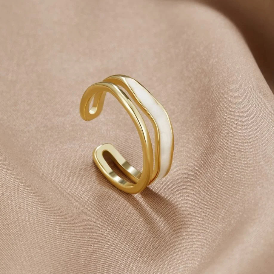 Gold Layered Ring - Sahara Design