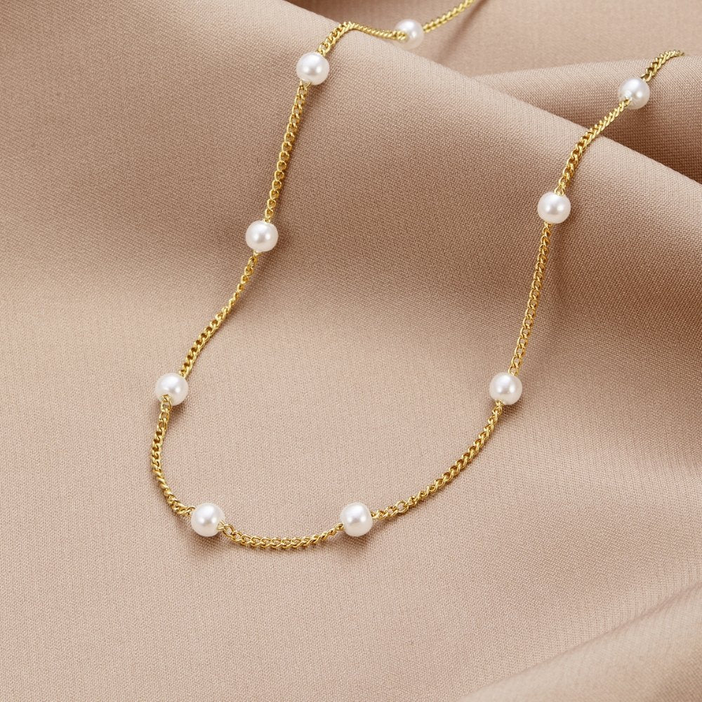 Pearl-Embellished Nura Necklace