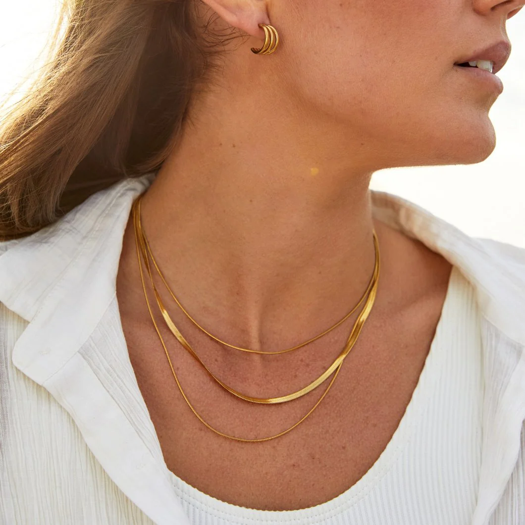 Gold Multi-Strand Necklace Chain