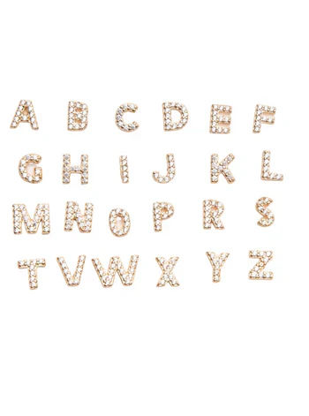 Earring with Initial