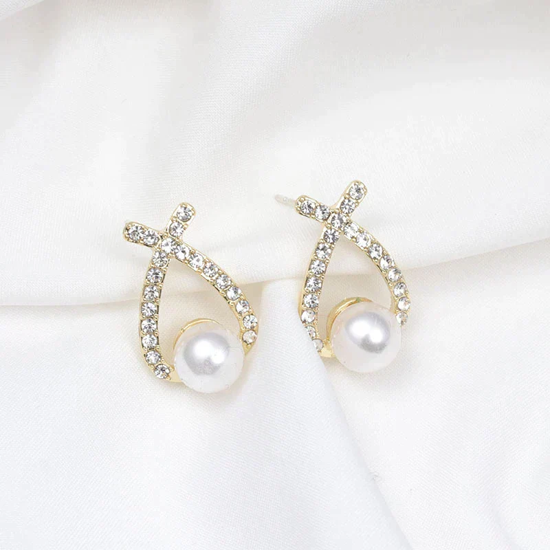 Pearl and Sequin Earrings
