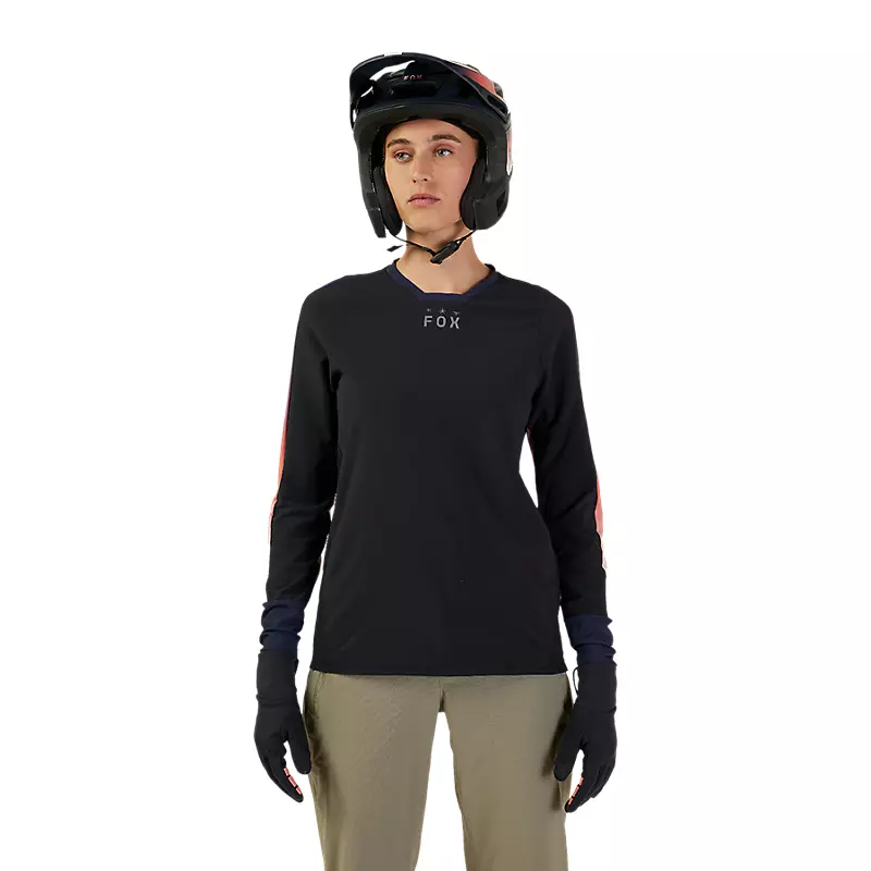 Womens Defend Lunar Thermal Long Sleeve Jersey