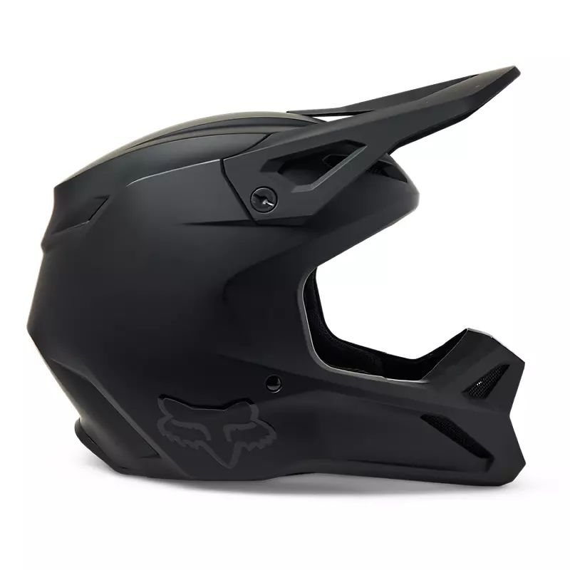 Youth V1 Matte Black Helmet