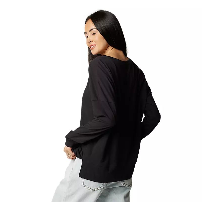 Womens Detonate Long Sleeve Knit Tee