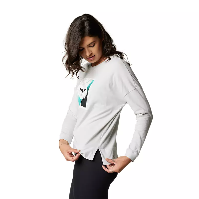 Womens Detonate Long Sleeve Knit Tee