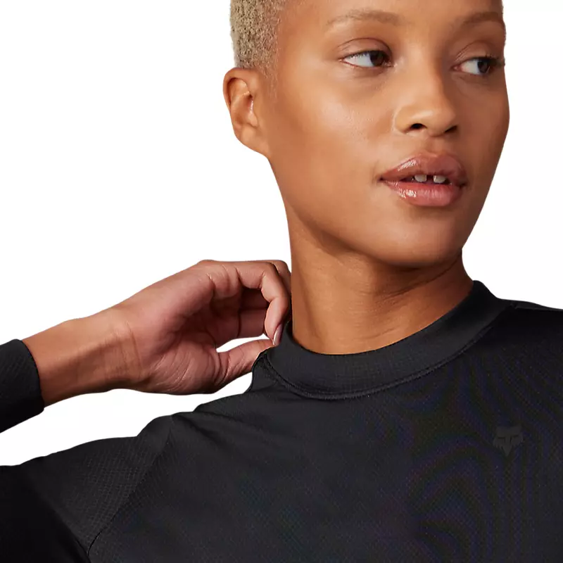 Womens Tecbase Fire Long Sleeve Shirt