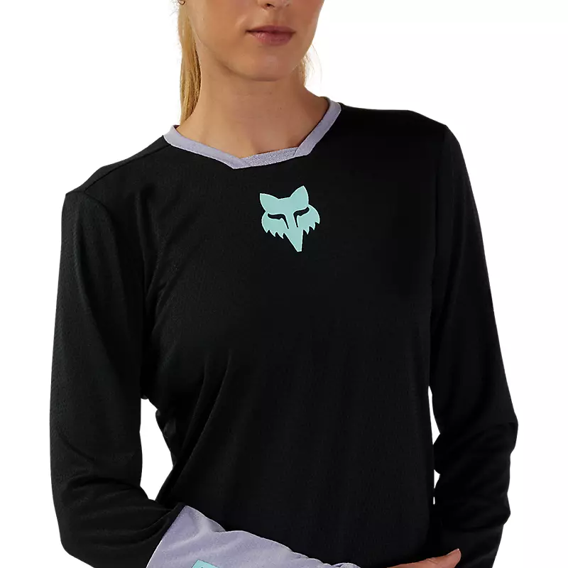 Womens Defend Race Long Sleeve Jersey