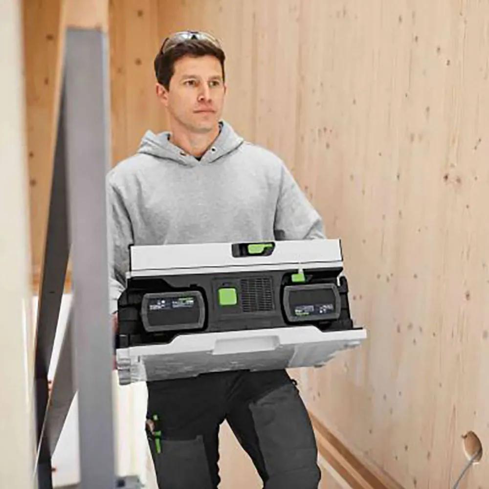 FESTOOL CSC SYS 50 18V 168mm Cordless Systainer Saw 5.2Ah Bluetooth Set & Underframe 577381