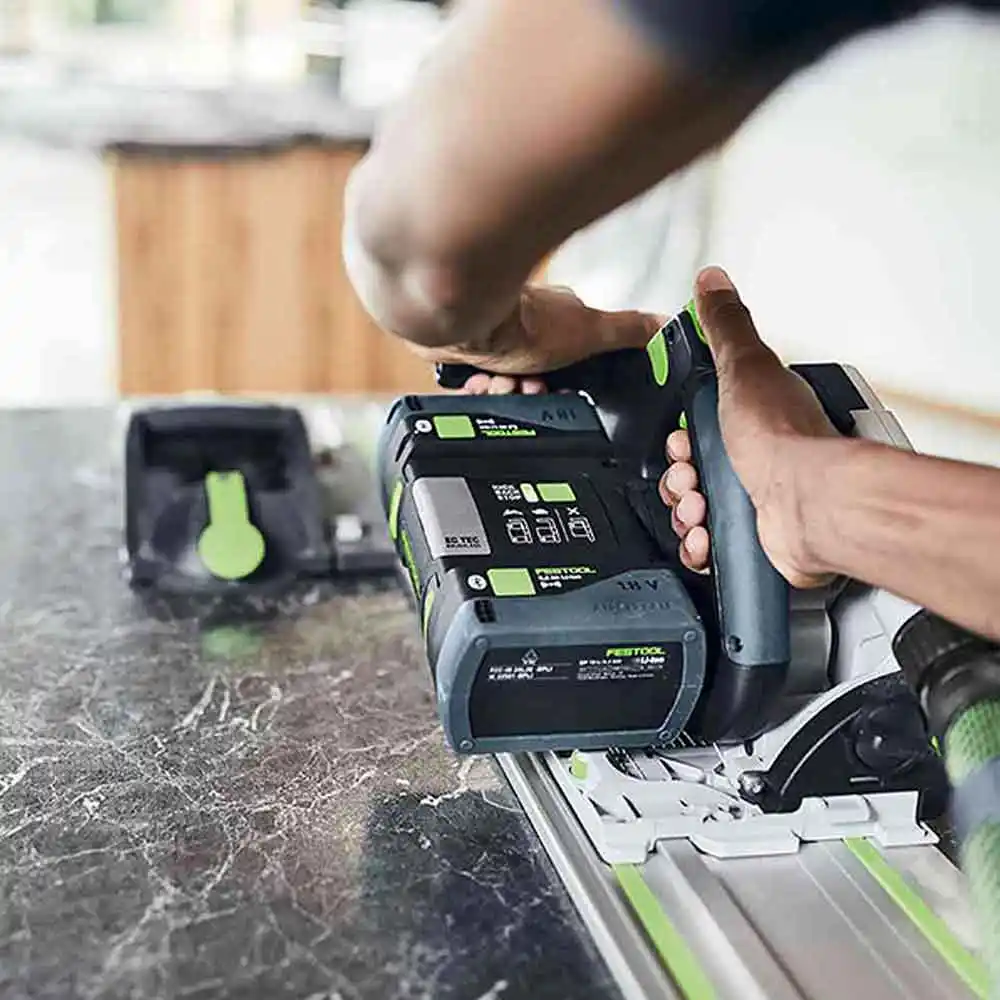 FESTOOL 18Vx2 Brushless 2 x 5.0Ah 160mm TSC 55K Plunge Saw Set F28110