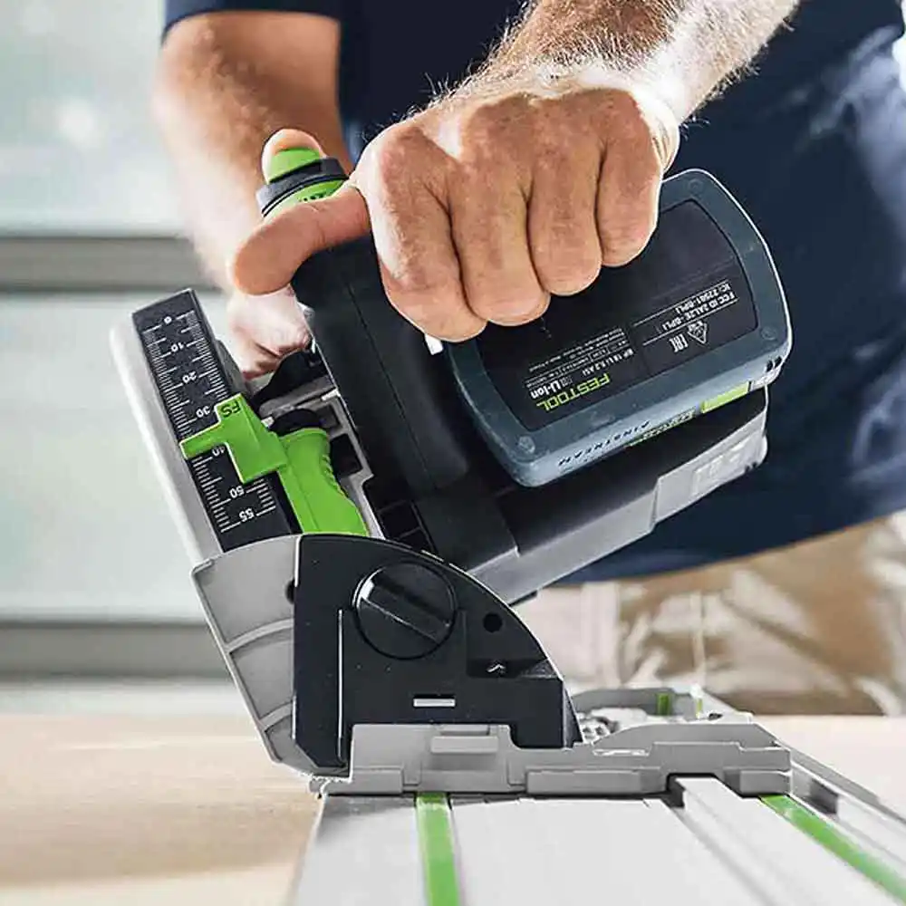 FESTOOL 18Vx2 Brushless 2 x 5.0Ah 160mm TSC 55K Plunge Saw Set F28110