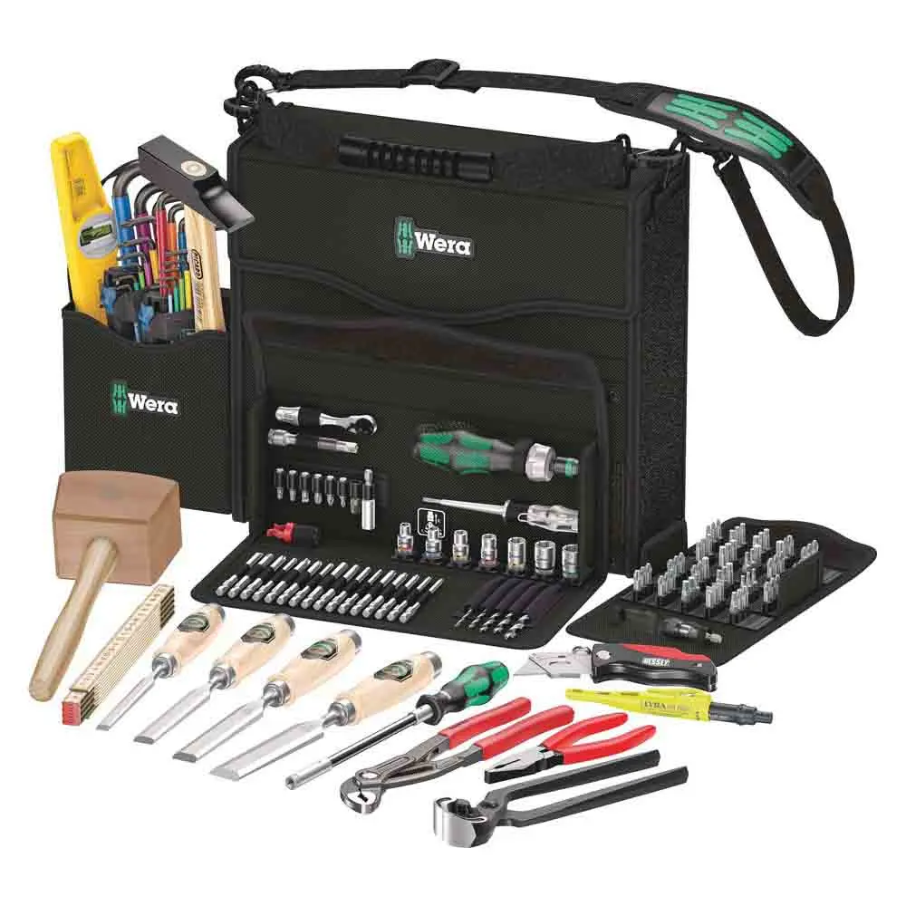WERA 2go H 1 Tool Set for Wood Applications - 134 Piece WER134011