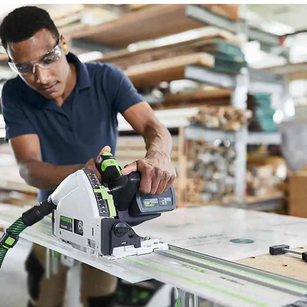 FESTOOL 18Vx2 Brushless 2 x 5.0Ah 160mm TSC 55K Plunge Saw Set F28110