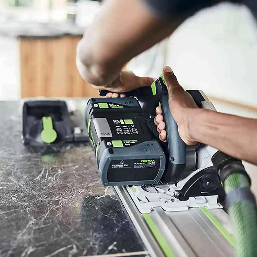 FESTOOL 18Vx2 Brushless 2 x 5.0Ah 160mm TSC 55K Plunge Saw Set F28110