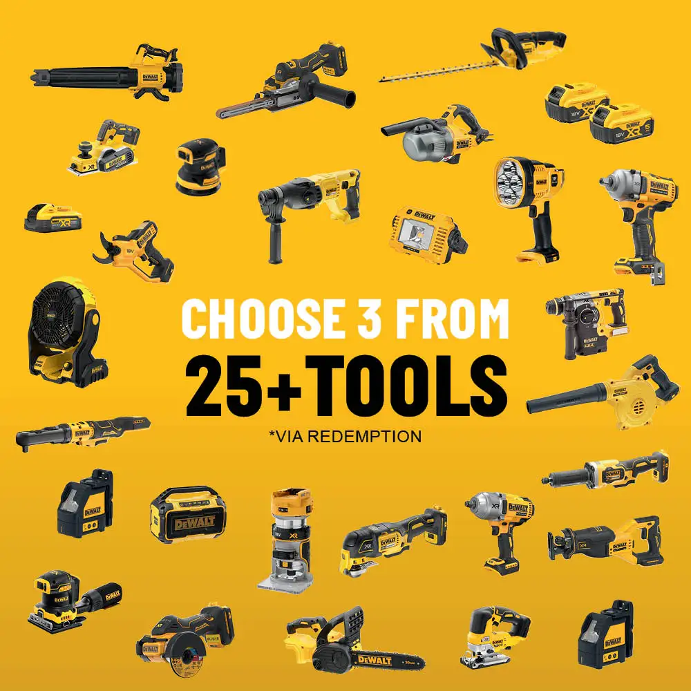 DEWALT 18V 15 Piece 3 x 5.0Ah XR Combo Kit DCZ1585P3-XE