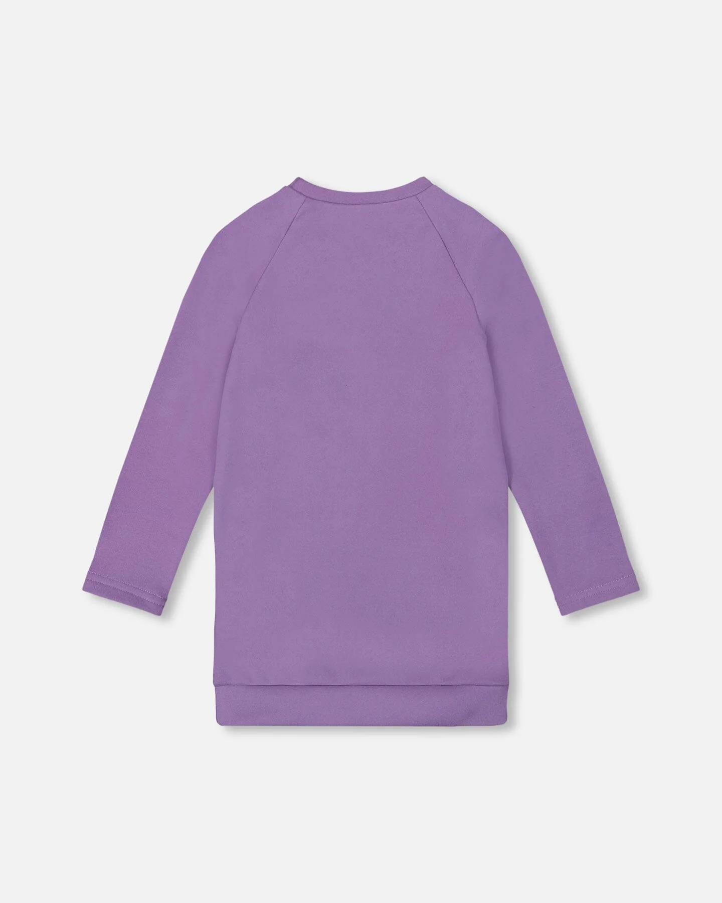 Tunic Tee With Graphic Print Purple Gray - Deux par Deux