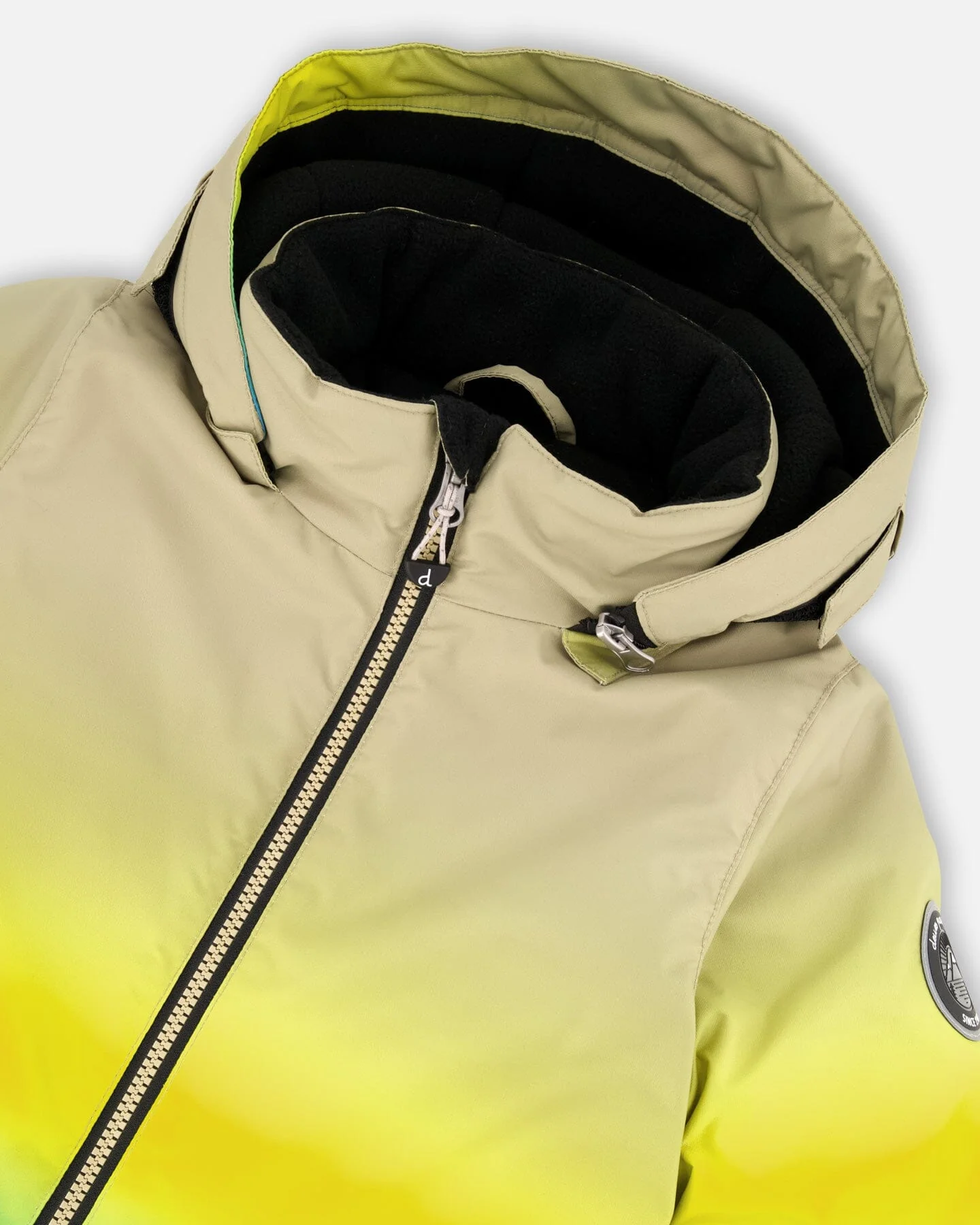 Two-Piece Play Snowsuit With Gradient Jacket Black - Deux par Deux