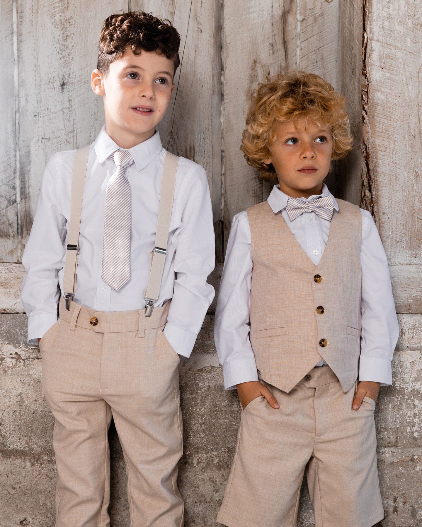 Sleeveless Vest Light Taupe - Deux par Deux