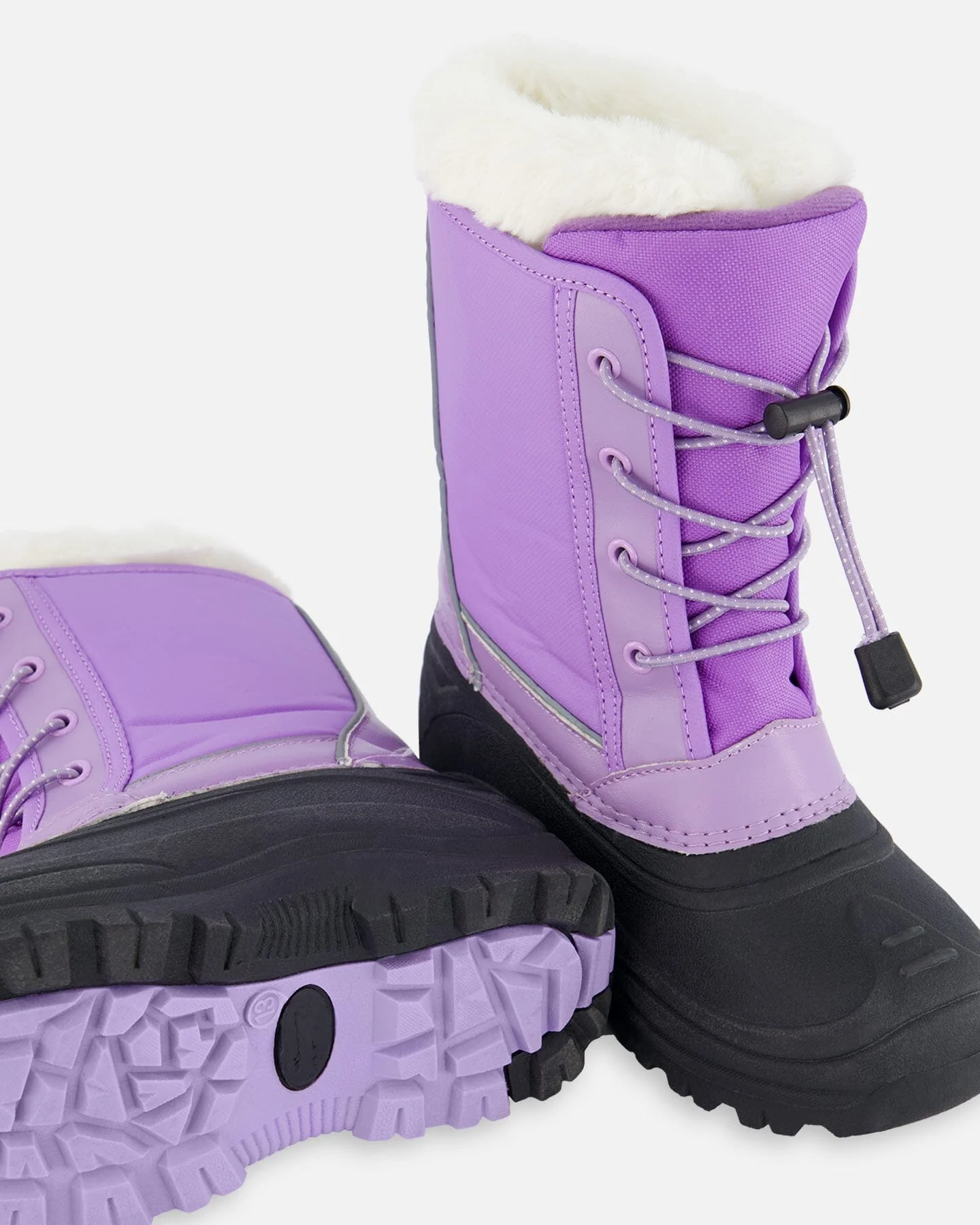 Winter Boots Lavender With Removable Liner - Deux par Deux