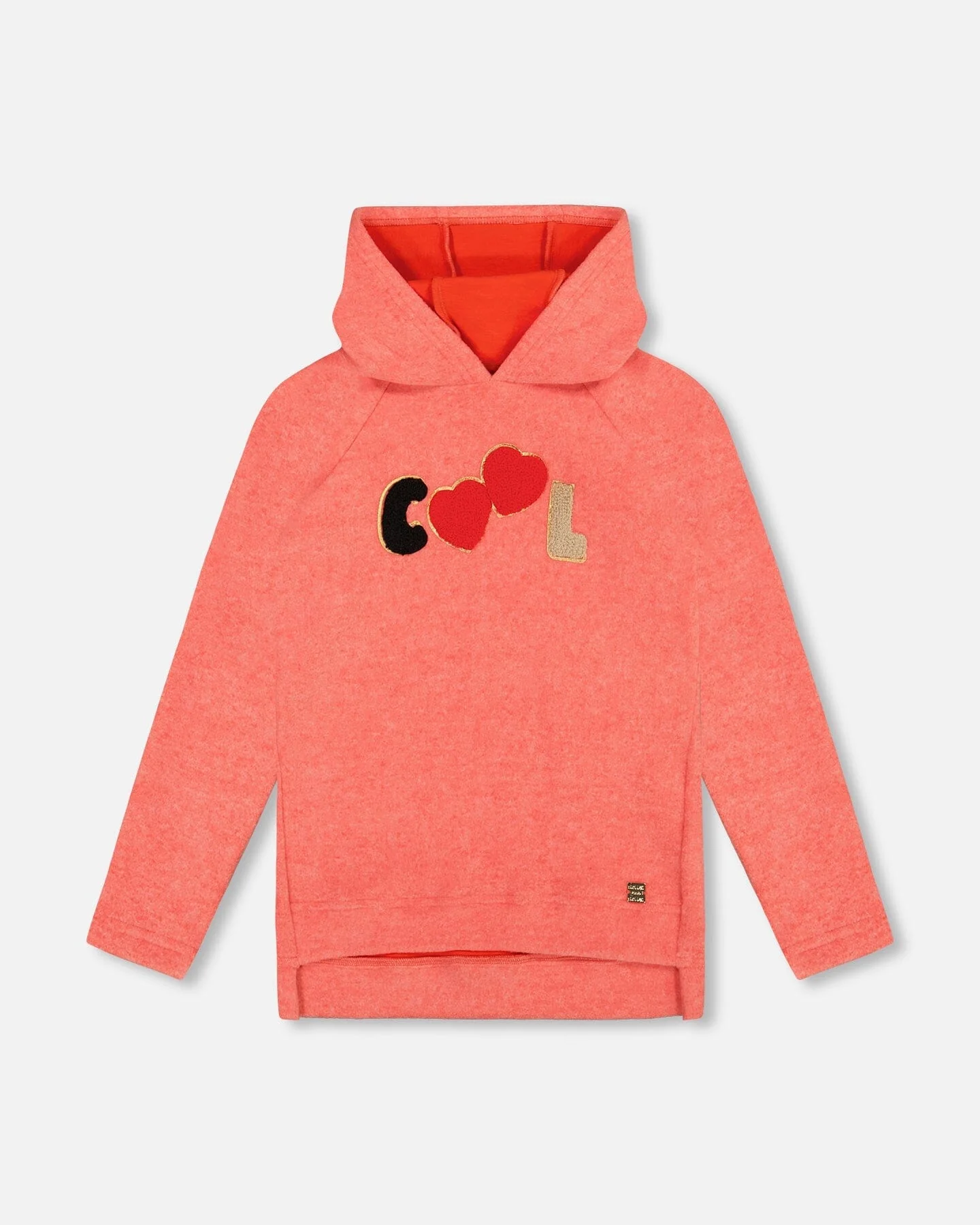 Ultra Soft Hooded Tunic Coral - Deux par Deux