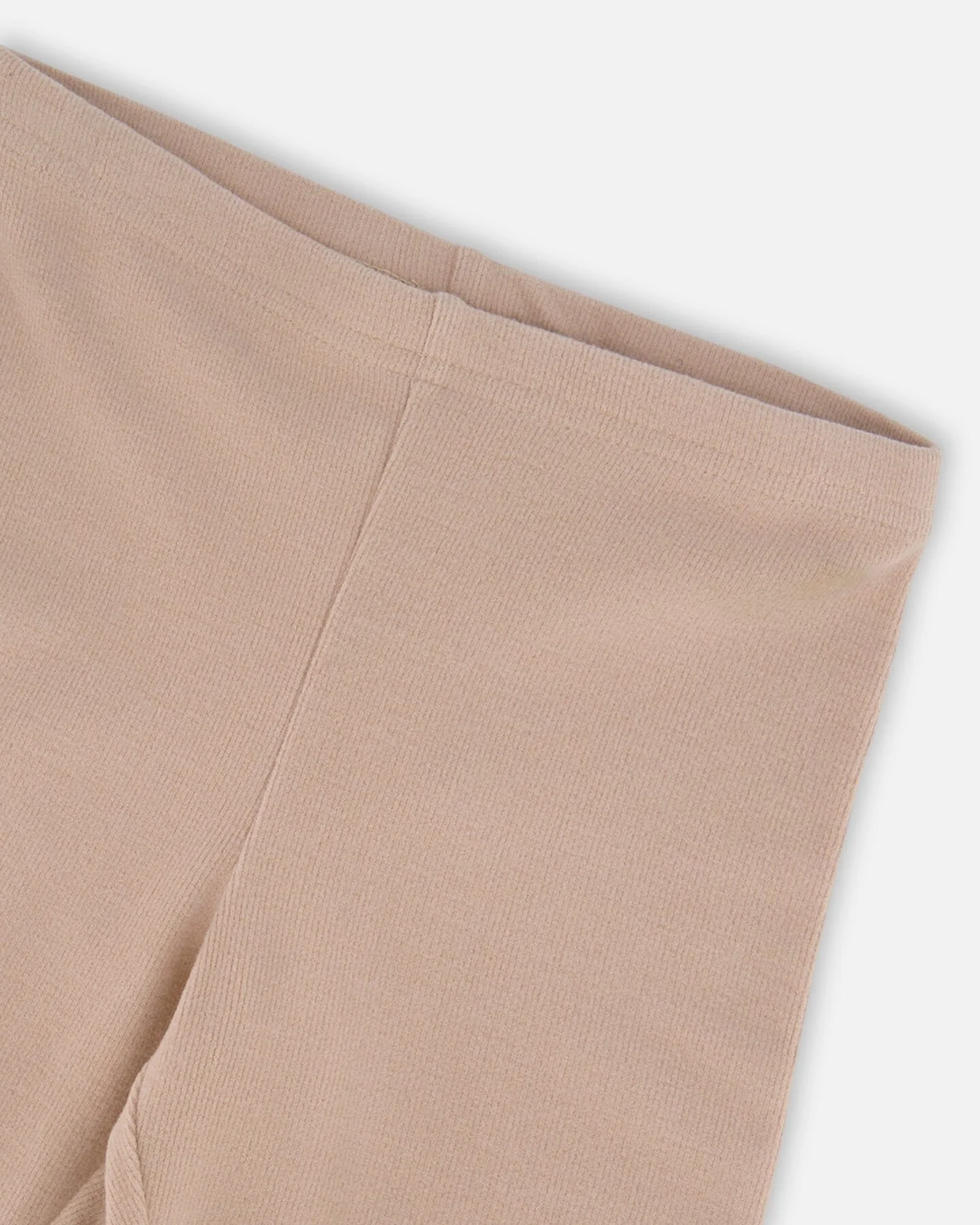 Super Soft Ribbed Leggings Light Caramel - Deux par Deux
