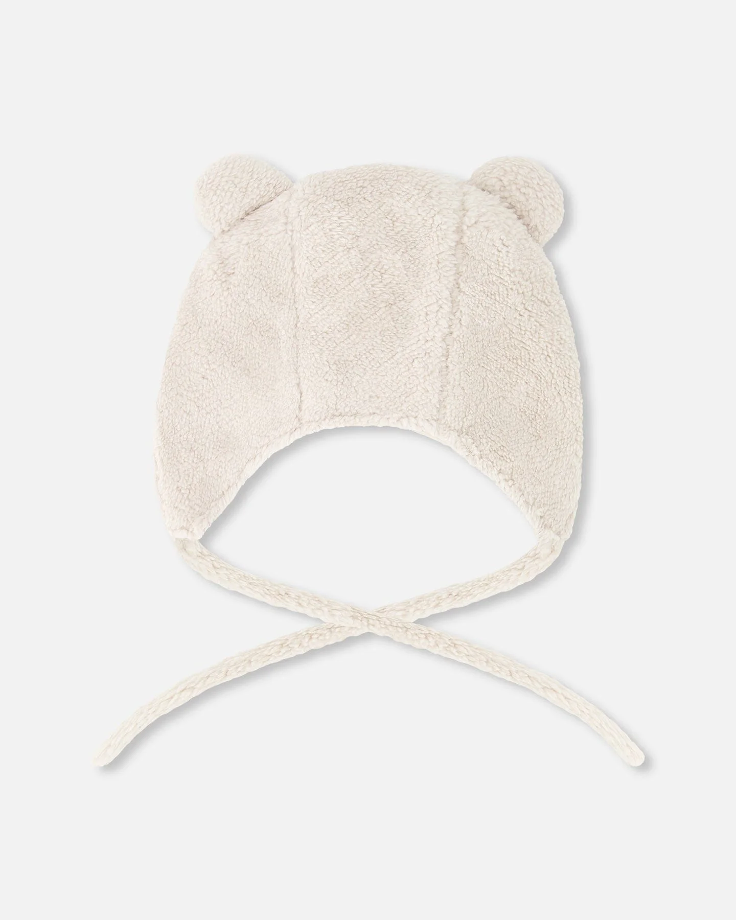 Sherpa Baby Hat Off White - Deux par Deux