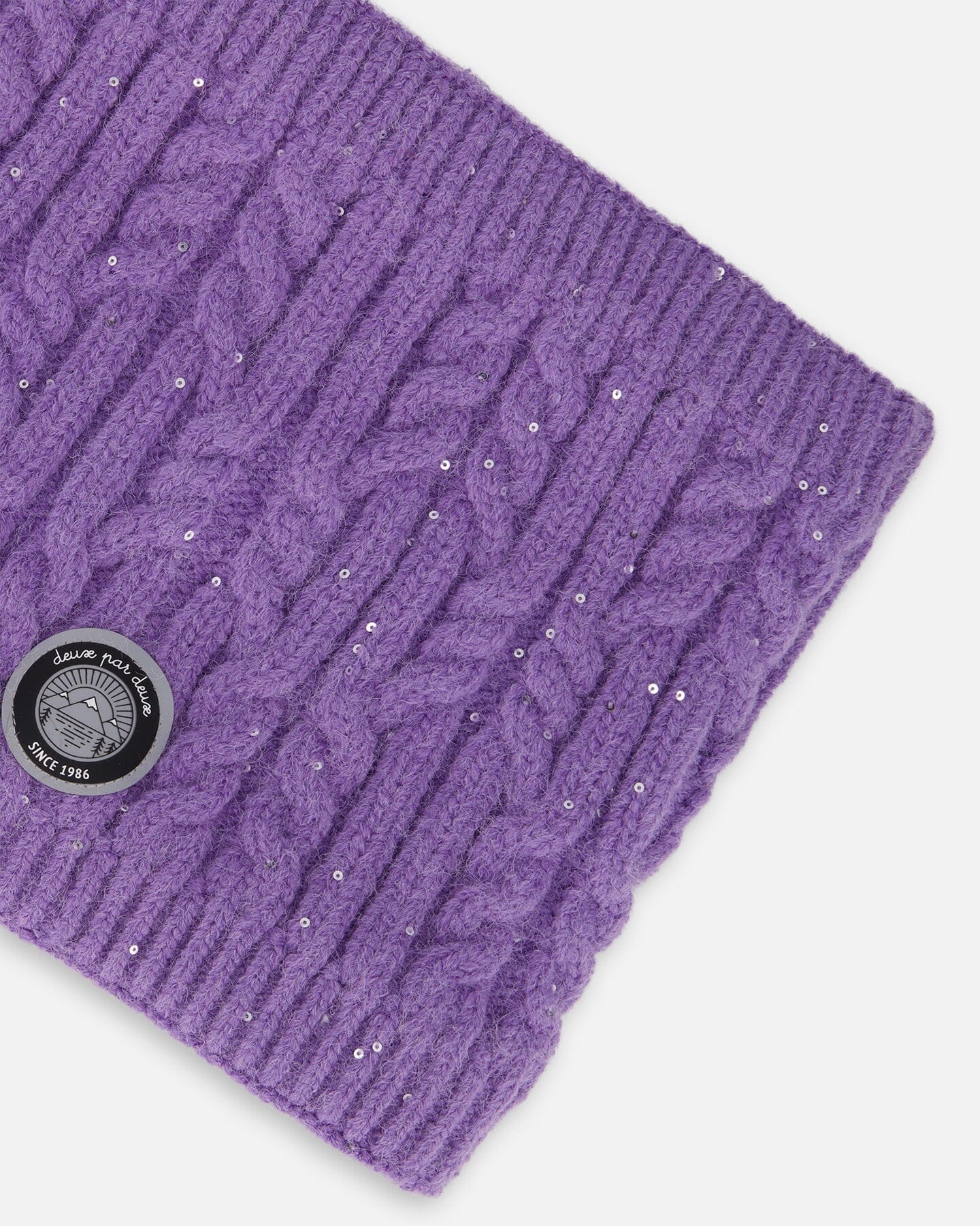 Lined Winter Neckwarmer Lavender - Deux par Deux